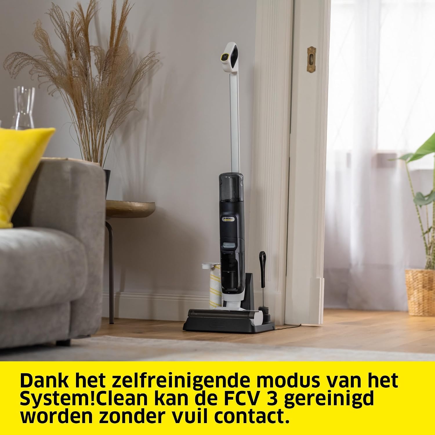 Kärcher FCV 3 Accu Stofzuigdweil - Wit - 130 m²