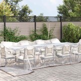 vidaXL Zeildoek 140 gsm Doorzichtig 5 x 7 m PE