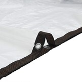 vidaXL Zeildoek 140 gsm Doorzichtig 5 x 7 m PE