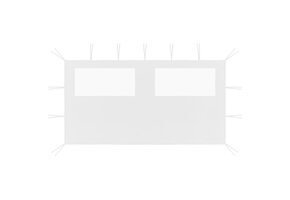 Prieel Zijwand met Ramen 4x2m Wit - 32% Korting