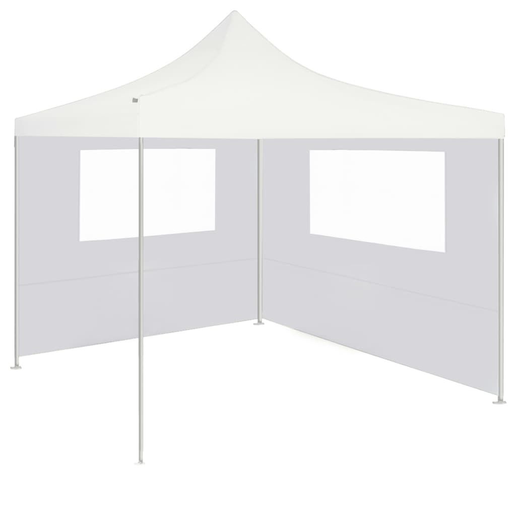 vidaXL Prieelzijwand met ramen 4x2 m wit