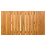 vidaXL Badmat Naturel 100 x 55 cm Massief Acaciahout