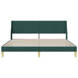 vidaXL Bedframe Effen met hoofdeinde aansluitplaat