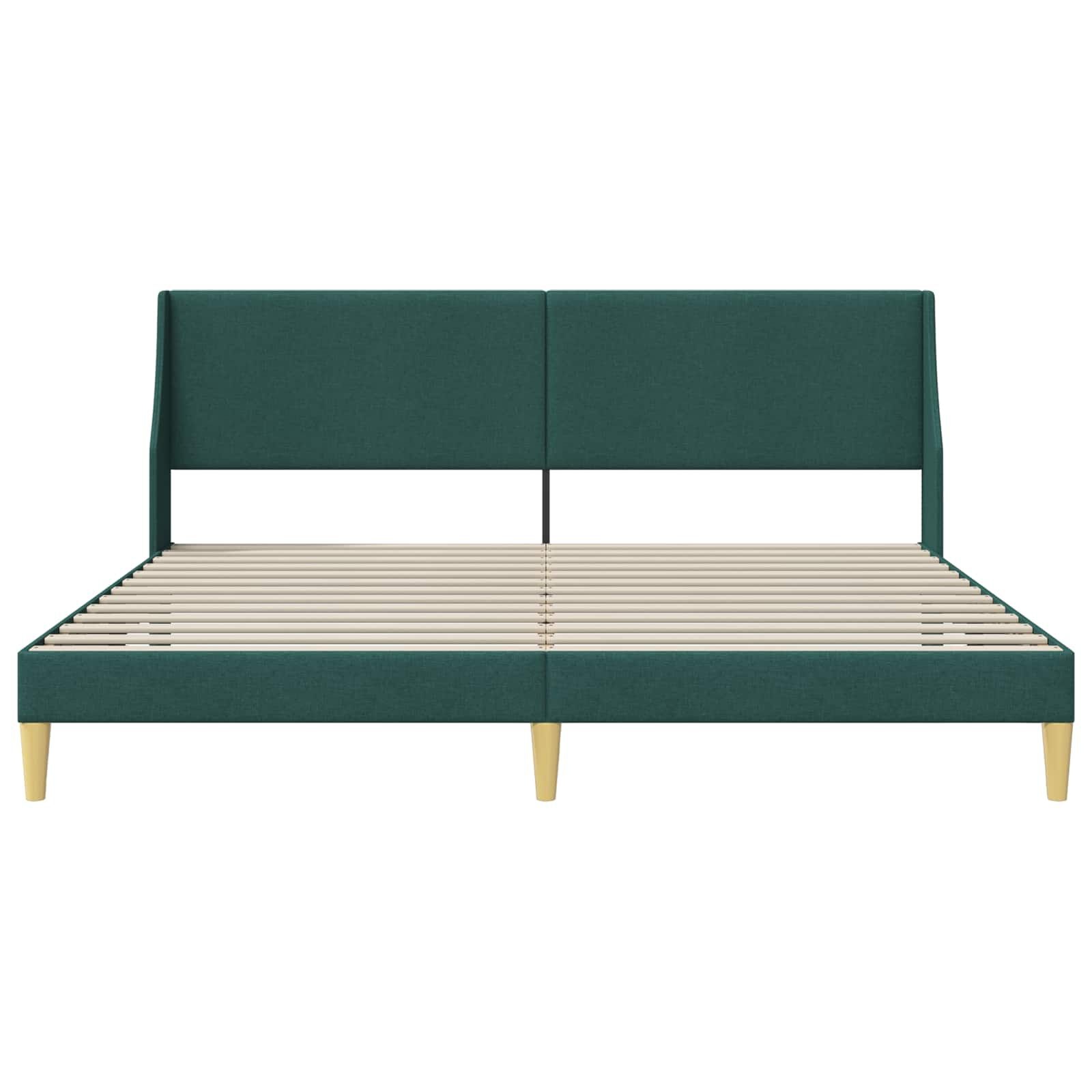 vidaXL Bedframe Effen met hoofdeinde aansluitplaat