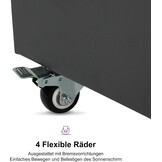 PURPLE LEAF Parasolvoet BSWK500 - Verrijdbare Parasolstandaard - Zwart