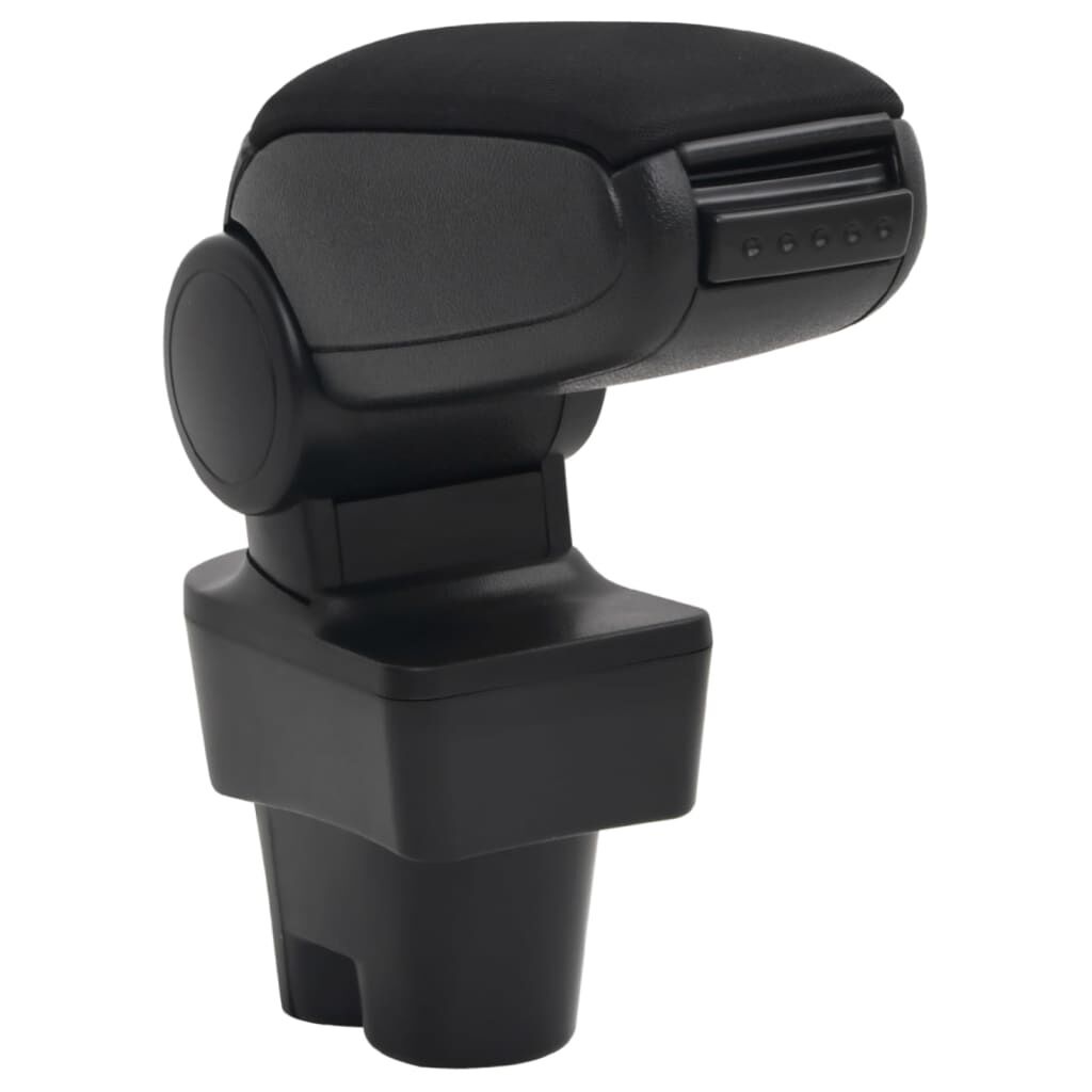 vidaXL Autoarmsteun 12x36x(33,5-48) cm ABS zwart