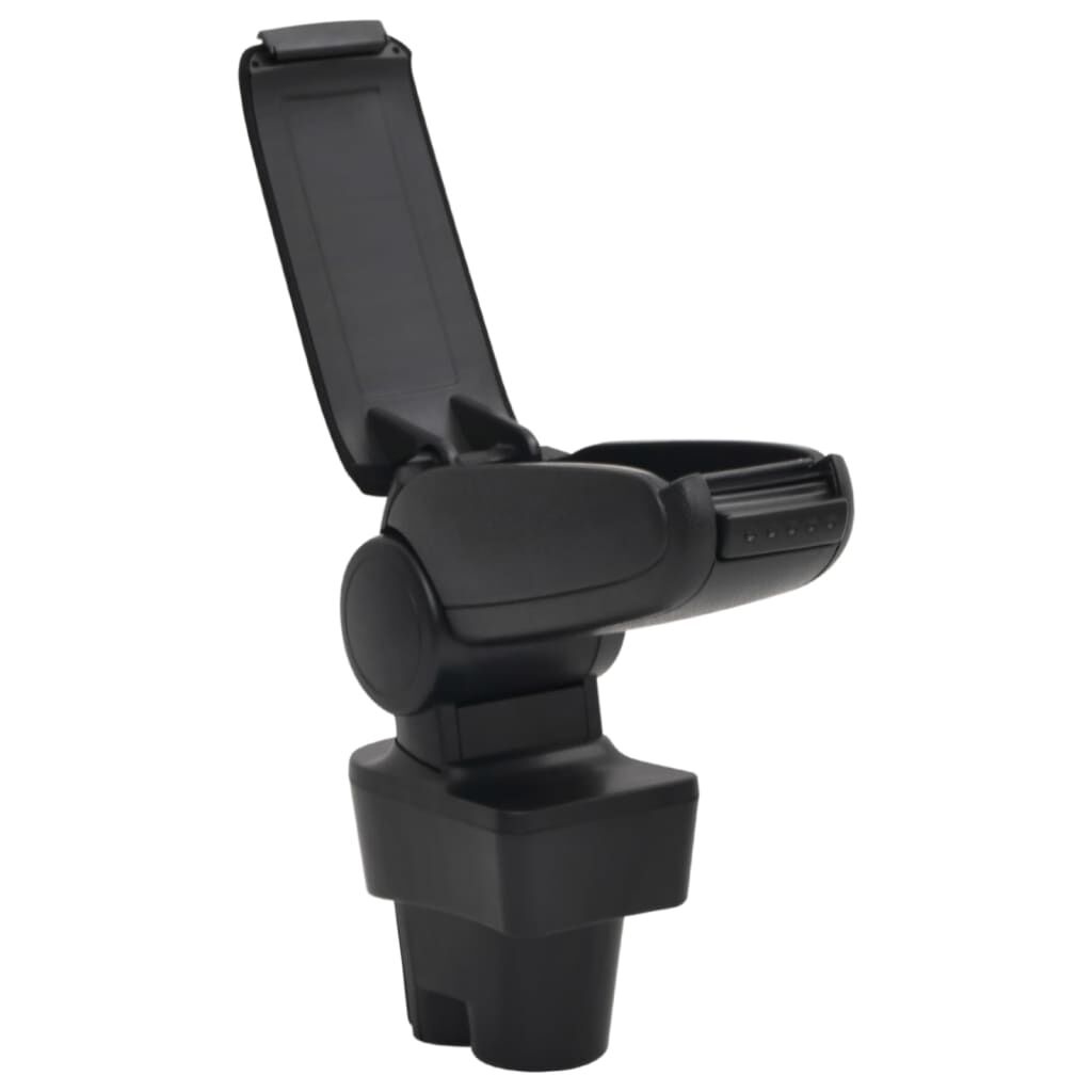 vidaXL Autoarmsteun 12x36x(33,5-48) cm ABS zwart