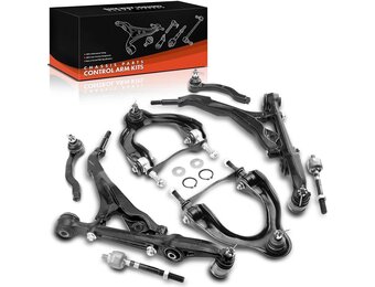 Frankberg 8-delige draagarmset vooras compatibel met Civic V Coupe EJ 1.5L 1.6L 1993-1996 vervanging # 51460SR3013 53560SH3013