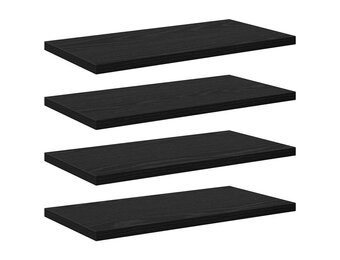 vidaXL Boekenplank Bord 3-laags 4 st 40 x 20 x 1,5 cm Bewerkt hout