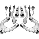 Frankberg 6x draagarm + 2x spoorstangkop + 2 x koppelstang vooras, compatibel met E-klasse W211 1.8L-6.2L 2002-2008 E-klasse T-Model S211 1.8L-6.2L 2003-2009 Vervanging # 2113308207