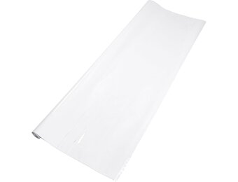 Witte beschermfolie voor de auto, 5,5 m x 59,84 inch, vinylfolie voor buiten en binnen, pvc, universeel, 1 stuk