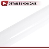 Witte beschermfolie voor de auto, 5,5 m x 59,84 inch, vinylfolie voor buiten en binnen, pvc, universeel, 1 stuk