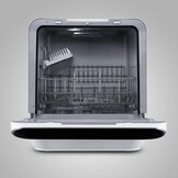 Midea ST 5.31 Mini-vaatwasser, 42 cm, vrijstaande tafelvaatwasser met wifi-bediening, vaatwasser, 7 programma's, 3 couverts Touch, 58 dB, met of zonder wateraansluiting bruikbaar, wit