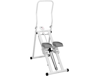 Verticale klimstepper voor full-body training, hometrainer met lcd-display, caloriemeter, knievriendelijk, fitnessapparaat voor thuis, opvouwbaar, belastbaar tot 150 kg