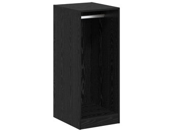 vidaXL Kledingkast Zwart eiken 41 x 48 x 102 cm Bewerkt hout