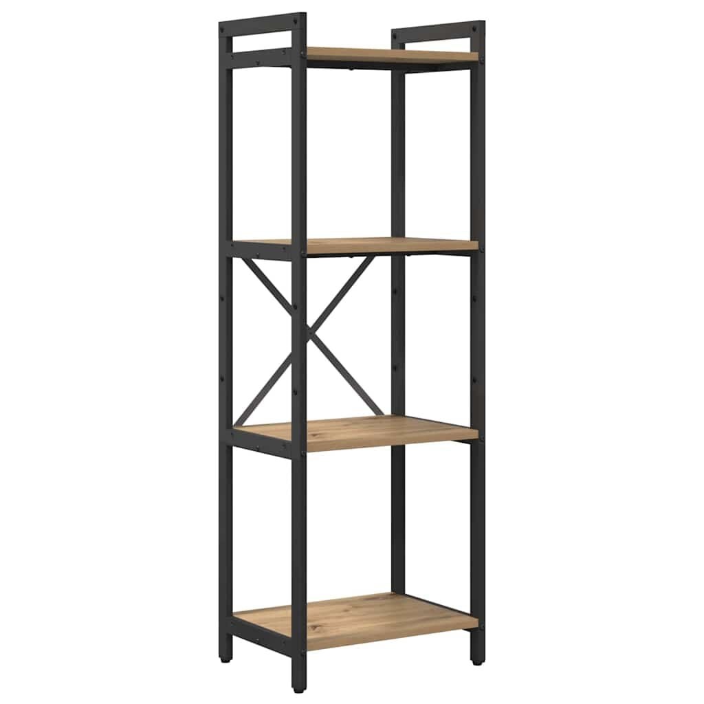 vidaXL Boekenkast 40 x 30 x 119 cm Bewerkt hout Artisan Eiken