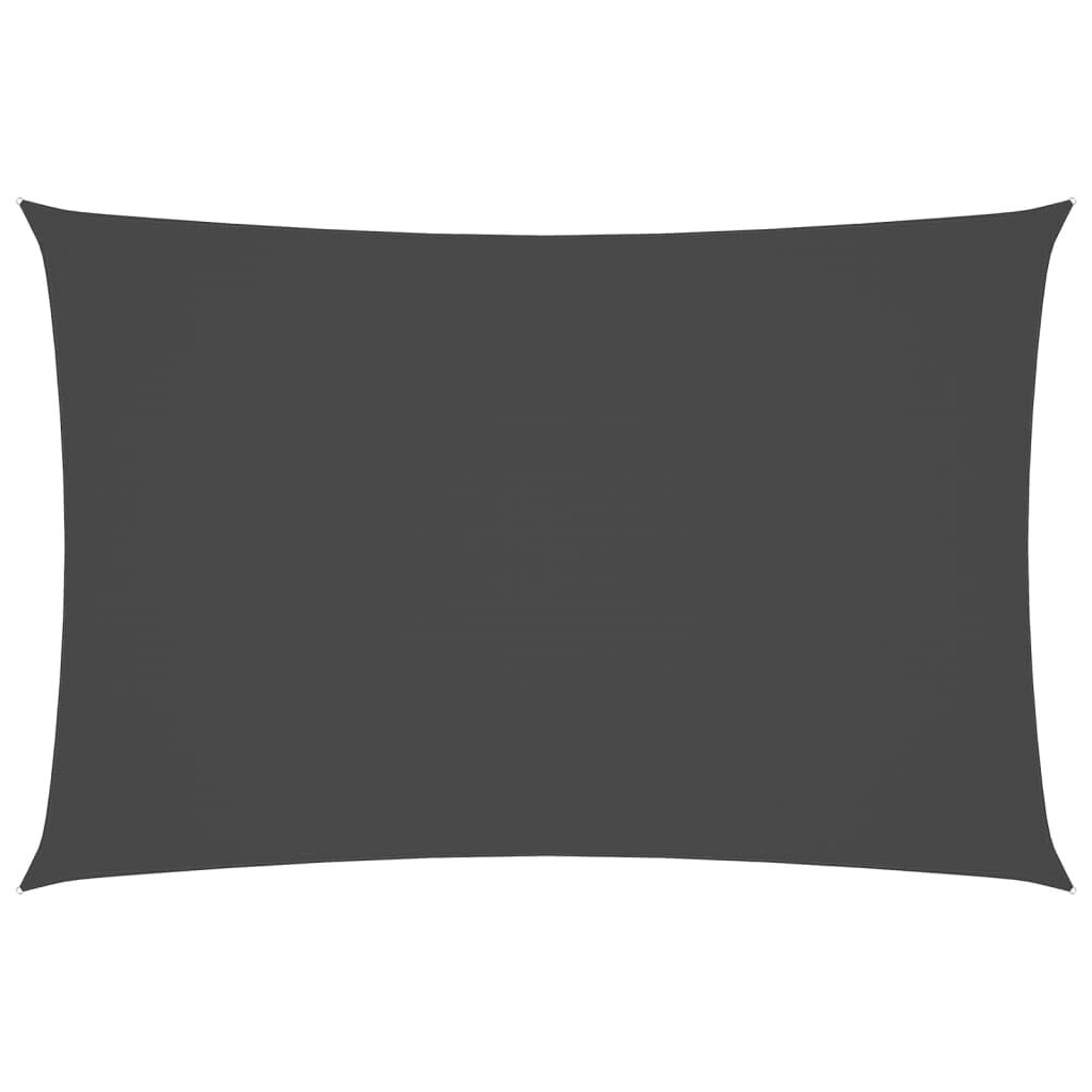 vidaXL Zonnescherm rechthoekig 2x4 m oxford stof antracietkleurig