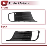 1 x mistlamp voor VW Jetta MK6 GLI 2012-2014, onderste afdekking rechtsvoor, mistlampafdekkingen, zwart, ABS-kunststof