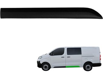 Deurlijst sierlijst, links schuifdeurbekleding, linkerschuifdeur carrosseriezijde deurbekleding voor Citroën Jumpy Dispatch/Vivaro C/Expert Traveller/Toyota Proace/Scudo Ulysse MWB LWB
