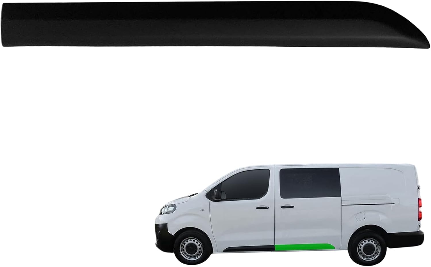Deurlijst sierlijst, links schuifdeurbekleding, linkerschuifdeur carrosseriezijde deurbekleding voor Citroën Jumpy Dispatch/Vivaro C/Expert Traveller/Toyota Proace/Scudo Ulysse MWB LWB