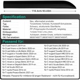 Deurlijst sierlijst, links schuifdeurbekleding, linkerschuifdeur carrosseriezijde deurbekleding voor Citroën Jumpy Dispatch/Vivaro C/Expert Traveller/Toyota Proace/Scudo Ulysse MWB LWB