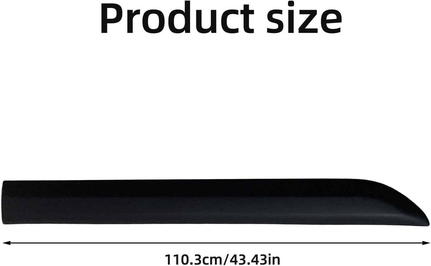 Deurlijst sierlijst, links schuifdeurbekleding, linkerschuifdeur carrosseriezijde deurbekleding voor Citroën Jumpy Dispatch/Vivaro C/Expert Traveller/Toyota Proace/Scudo Ulysse MWB LWB