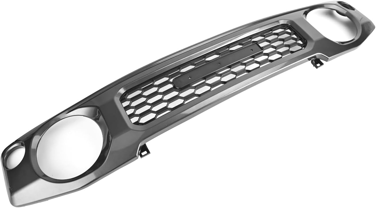 Frontgrille voor Suzuki Jimny JB64 JB74 2019-2023 - Honeycomb Design - Grijs