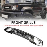 Frontgrille voor Suzuki Jimny JB64 JB74 2019-2023 - Honeycomb Design - Grijs