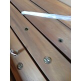 Opvouwbare Tuinstoelen (2 st.) - Massief Acaciahout & Textileen - 54% Korting!