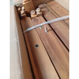 Opvouwbare Tuinstoelen (2 st.) - Massief Acaciahout & Textileen - 54% Korting!