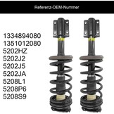 2x Vooras Schokdempers voor Fiat Ducato, Citroën Jumper/Relay en Peugeot Boxer (1994-2006)