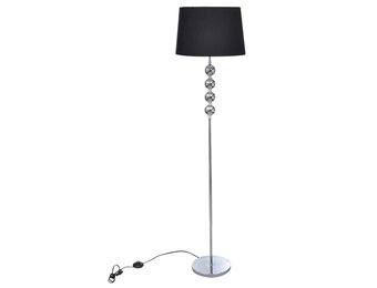 vidaXL Vloerlamp Eleganza zwart