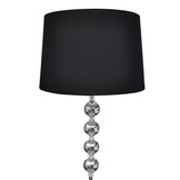 vidaXL Vloerlamp Eleganza zwart