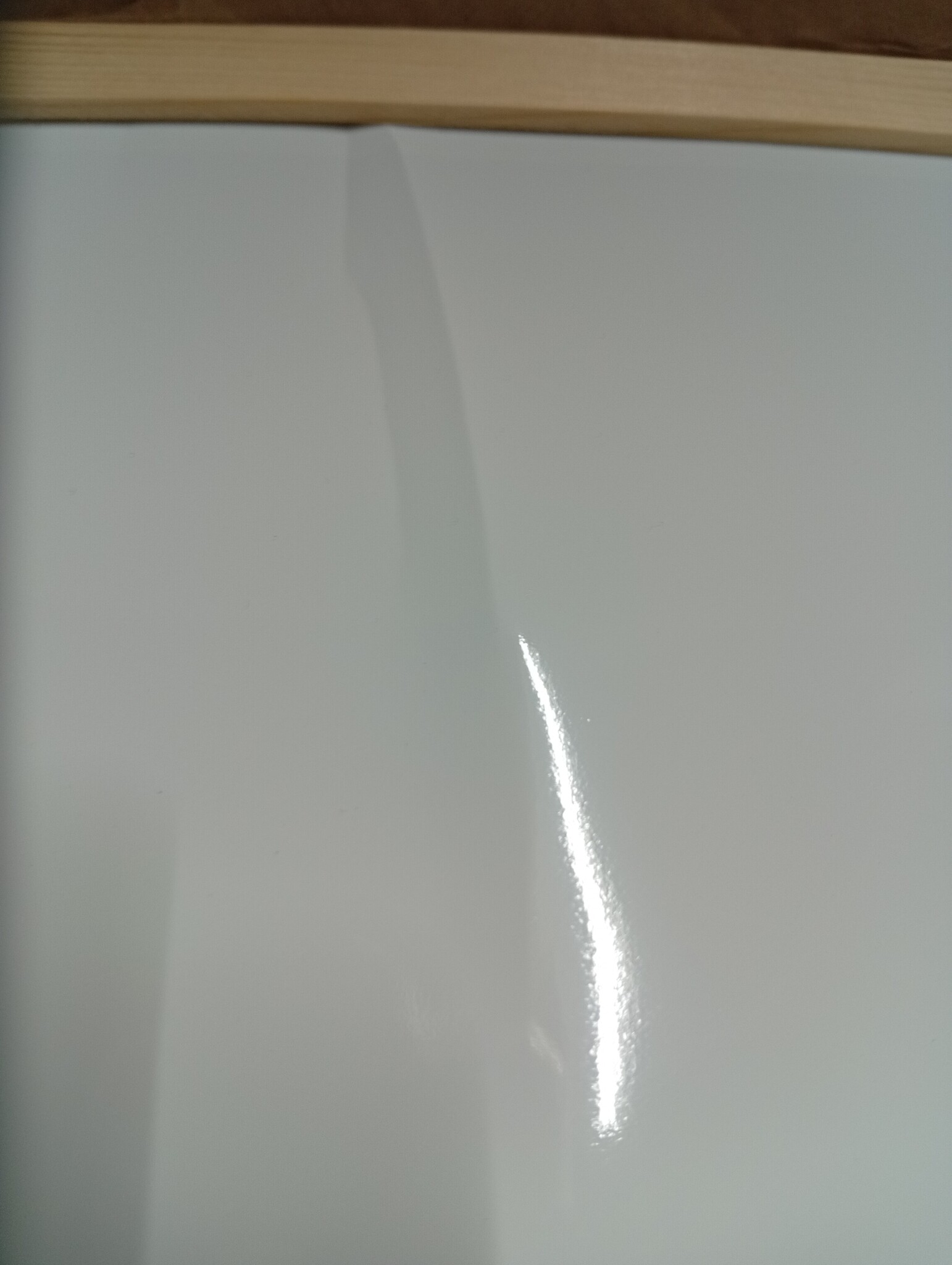 Magnetisch Whiteboard Hout 100x55cm - 58% Korting!
