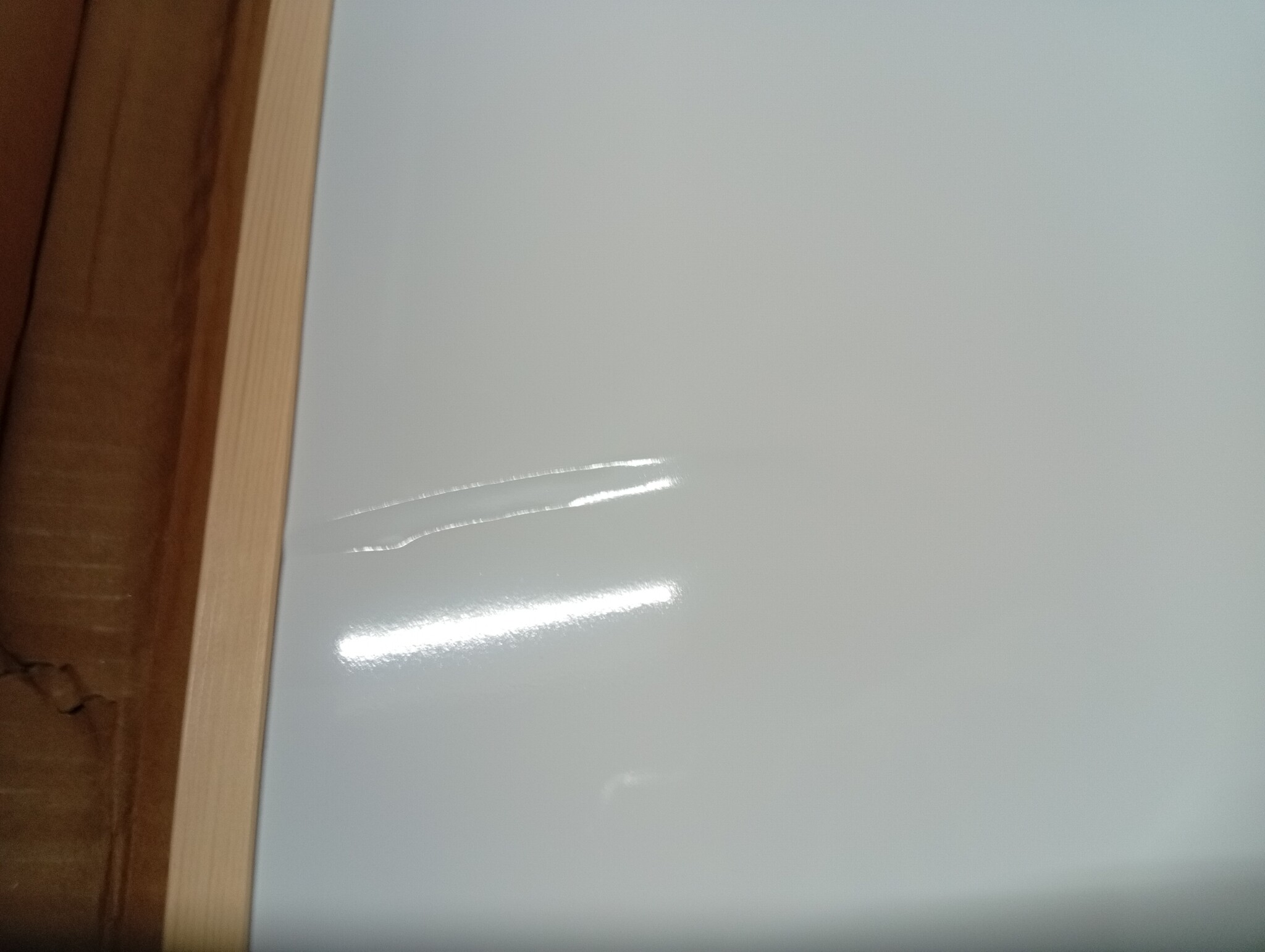 Magnetisch Whiteboard Hout 100x55cm - 58% Korting!