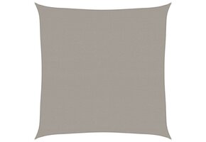 Zonnezeil Vierkant 6x6m HDPE Lichtgrijs - 58% Korting!