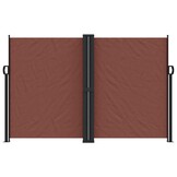 vidaXL Windscherm uittrekbaar 160x600 cm bruin