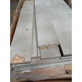 vidaXL Eettafel 140x74,5x76 cm spaanplaat betongrijs