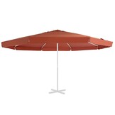 vidaXL Vervangingsdoek voor parasol 515 cm terracottakleurig