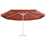 vidaXL Vervangingsdoek voor parasol 515 cm terracottakleurig