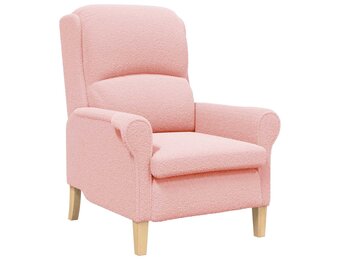 vidaXL Fauteuil Roze 76 x 94 x 102 cm Stof