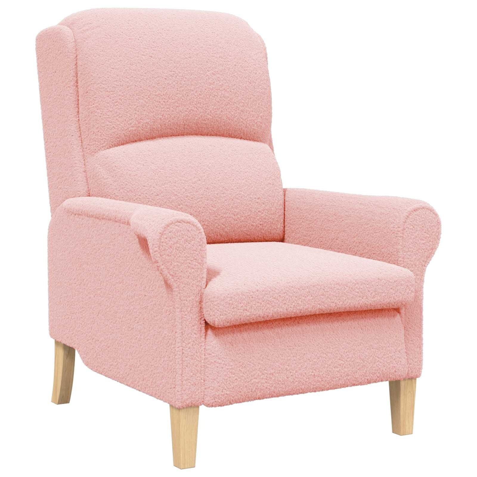 vidaXL Fauteuil Roze 76 x 94 x 102 cm Stof
