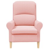 vidaXL Fauteuil Roze 76 x 94 x 102 cm Stof