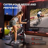 MERACH S38 hometrainer, fiets, 16 standen, magneetweerstand, app, bluetooth