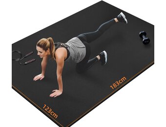 Grote Oefening Mat innhom Workout mat voor Thuis 6 × 4 ' Gym Matten Oefening Gym Vloeren Rubber Fitness Mat