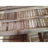 vidaXL Tuinplanter met Houder Naturel 100 x 38 x 74 cm Bamboe