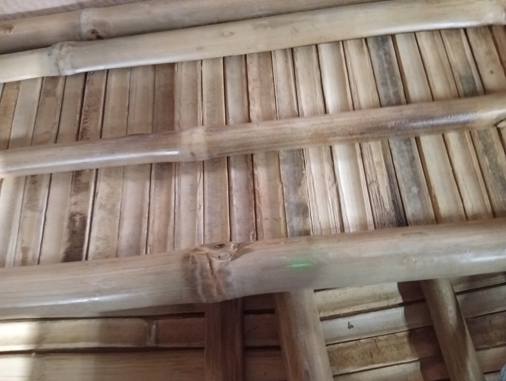 vidaXL Tuinplanter met Houder Naturel 100 x 38 x 74 cm Bamboe