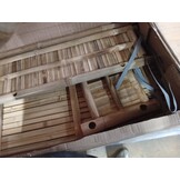 vidaXL Tuinplanter met Houder Naturel 100 x 38 x 74 cm Bamboe