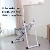 Verticale klimstepper voor full-body training, hometrainer met lcd-display, caloriemeter, knievriendelijk, fitnessapparaat voor thuis, opvouwbaar, belastbaar tot 150 kg