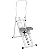 Verticale klimstepper voor full-body training, hometrainer met lcd-display, caloriemeter, knievriendelijk, fitnessapparaat voor thuis, opvouwbaar, belastbaar tot 150 kg
